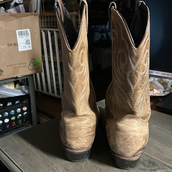 Laredo 10 1/2 EE Men’s Brown Western Cowboy Boots - Picture 2 of 6